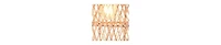 The Artisan & Company Rattan Lotus Orb Pendant Light