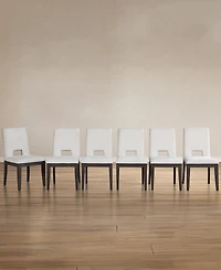 Summit 6-Piece Upholstered Side Chair Set, Macy's Exclusive