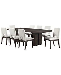 Summit 9-Piece Dining Set (Table & 8 Side Chairs), Macy's Exclusive