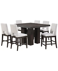 Summit 7-Piece Dining Set (Counter Table & 6 Counter Chairs), Macy's Exclusive