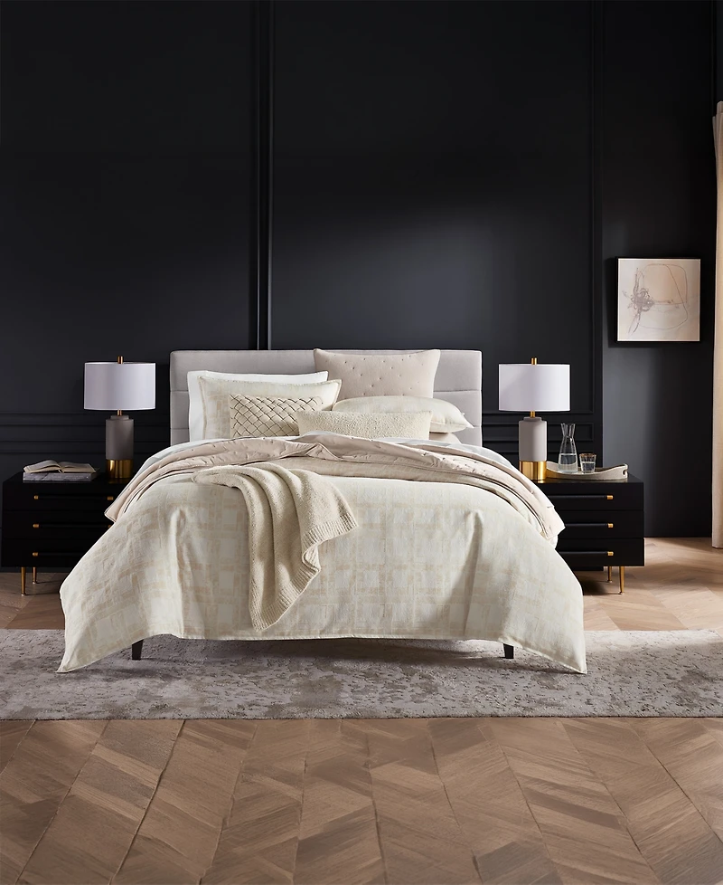 Closeout! Hotel Collection Stucco Plaid 3-Pc. Comforter Set, King, Exclusively at Macy's