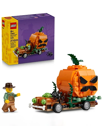 Lego Halloween Jack-o'-Lantern Pickup Truck 40822 177-Piece Building Set, Ages 8+