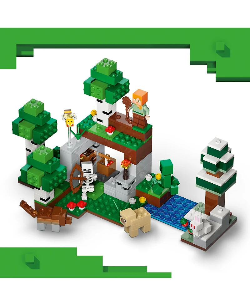 Lego Minecraft First Night Adventure 21593 301-Piece Building Set, Ages 8+