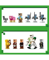 Lego Minecraft Evoker Village Attack 21596 607-Piece Building Set, Ages 9+