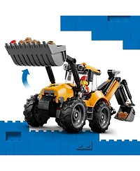 Lego City Backhoe Loader 60480 301-Piece Building Set, Ages 7+