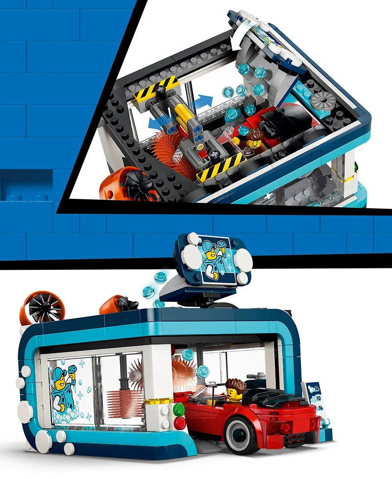 Lego City Drive-Through Car Wash 60497 583-Piece Building Set, Ages 6+
