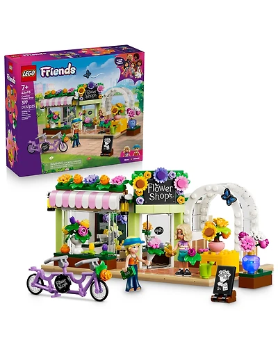 Lego Friends Creative Flower Shop 42693, 377-Piece Building Set, Ages 7+