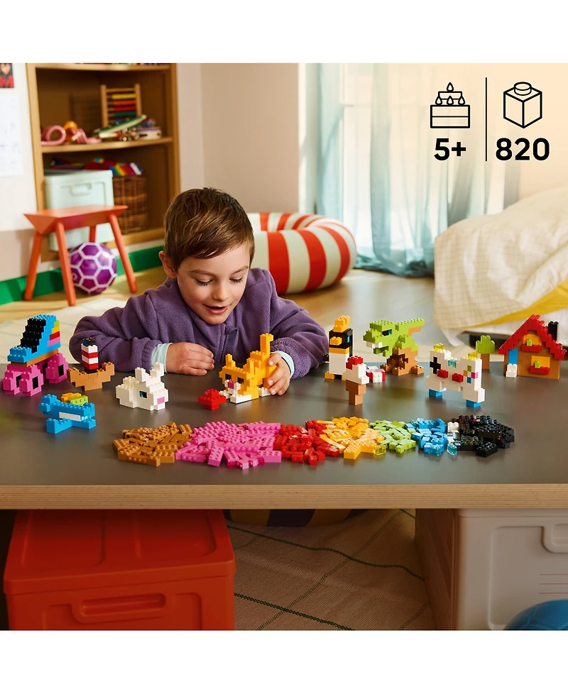 Lego Classic Creative Colorful Bricks 11045 820-Piece Building Set, Ages 5+