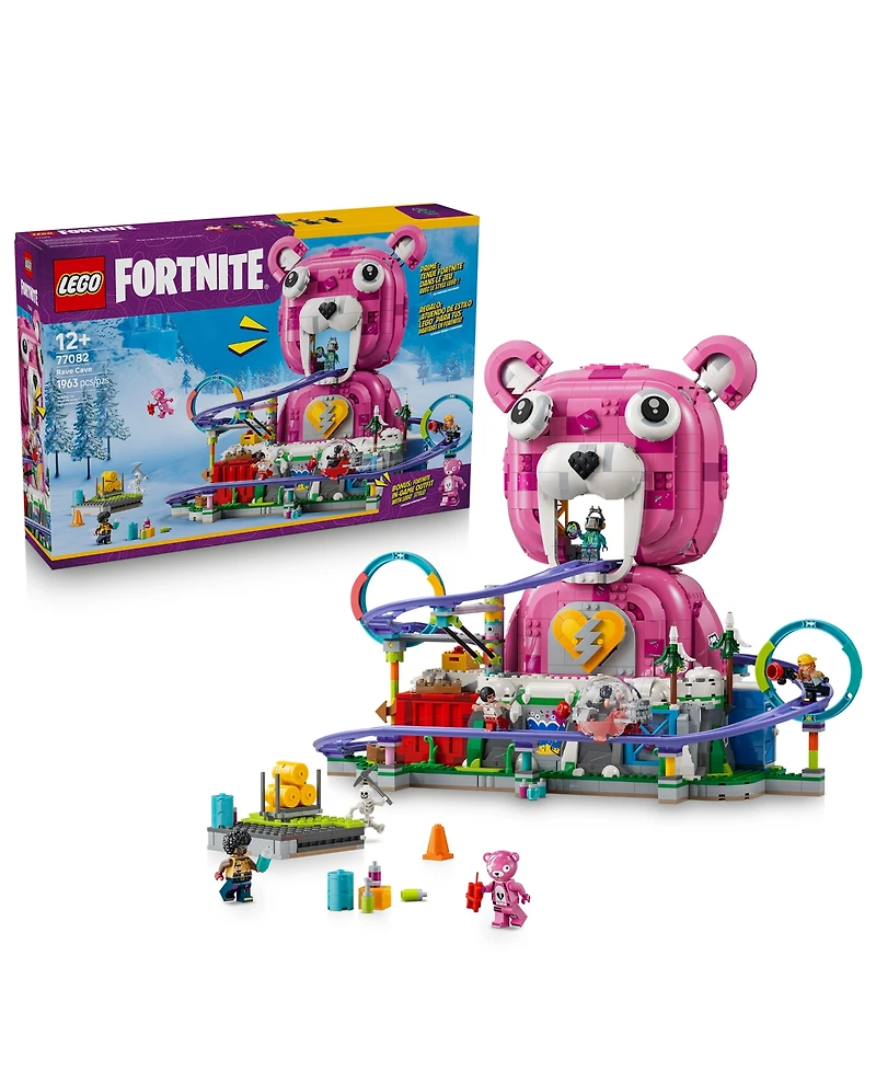 Lego Fortnite Rave Cave 77082 1,963-Piece Building Set, Ages 12+