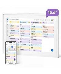 Hongge 15.6 Inch Smart Family Calendar Chore Chart and Habit Tracker