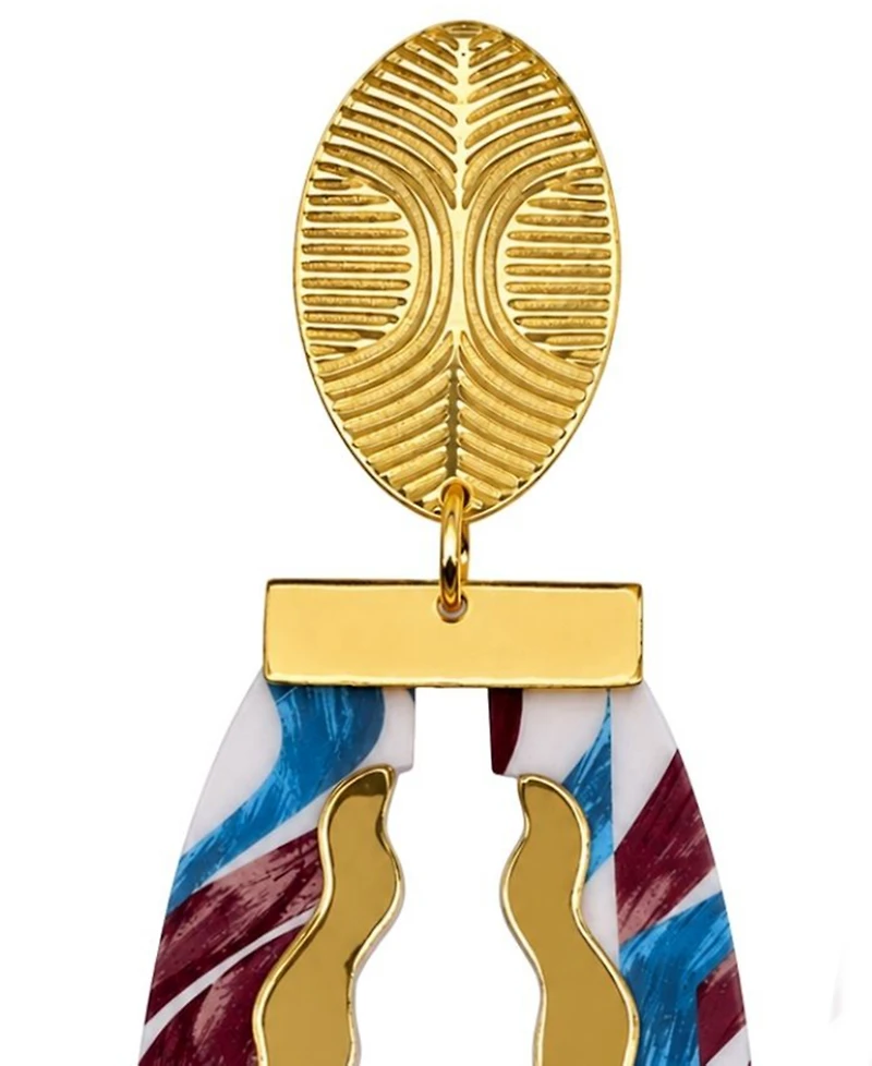 Swanky Designs Gianna Contemporary Statement Earrings