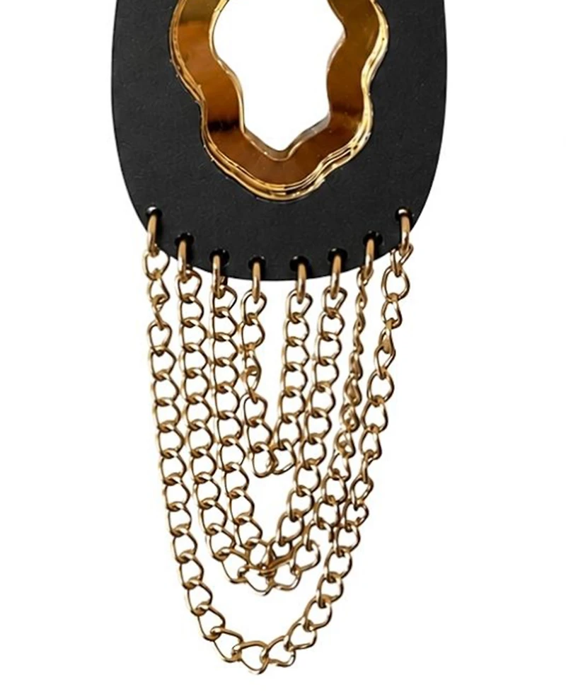 Swanky Designs Nivea Chain Dangle Statement Earrings
