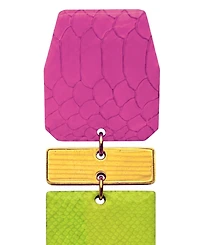 Swanky Designs Zorie Stud Sculptural Statement Earrings