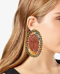 Swanky Designs Zia Chain Ii Statement Earrings