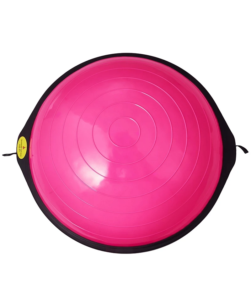 Hongge Large 26 in Half Balance Ball Trainer 1500 lbs Capacity with Resistance Bands and Foot Pump