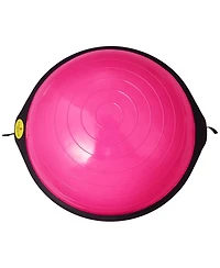 Hongge Large 26 in Half Balance Ball Trainer 1500 lbs Capacity with Resistance Bands and Foot Pump