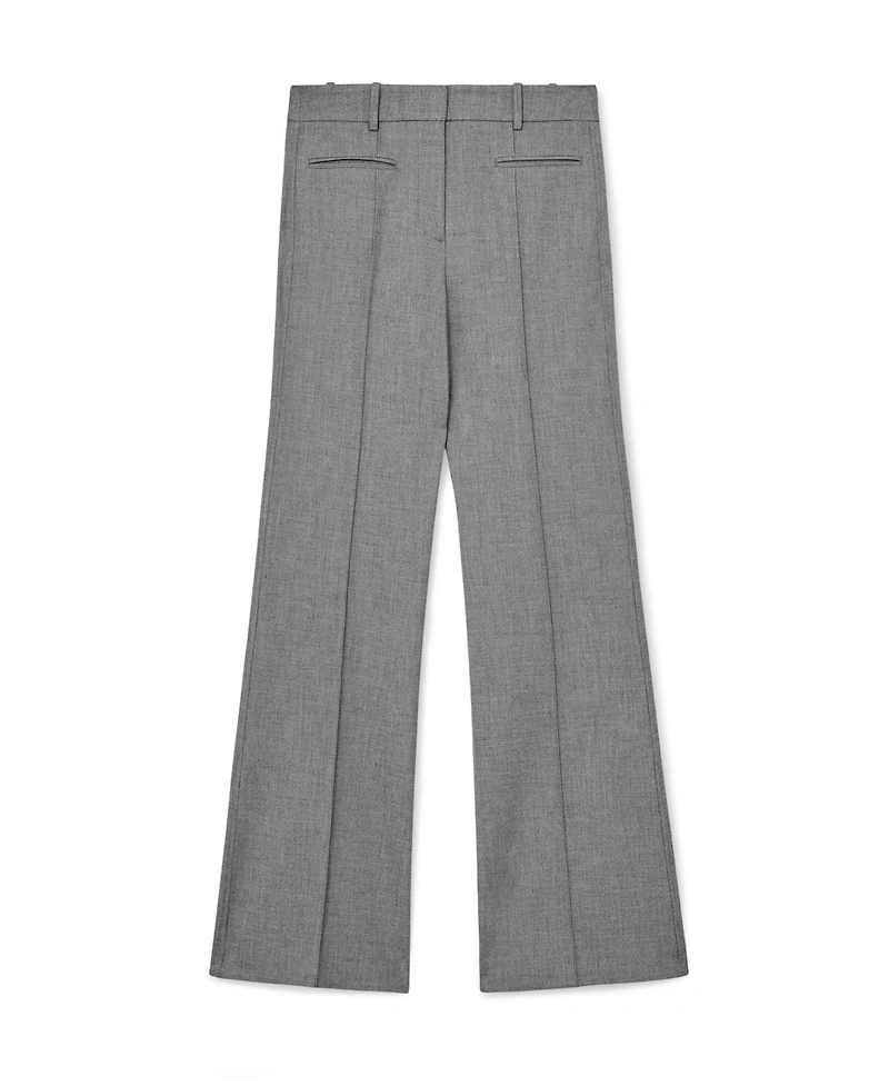 Reiss Women's Pintuck-Detail Flared Trousers