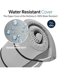 ECHTPeak Camping Sleeping Mat, Pads for with Strap and Waterproof Cover, Memory Foam Pad Outdoors