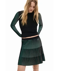 Desigual Women's Short pleated skirt