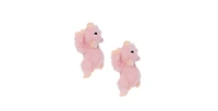 Mighty Jr Farm Piggy 2 Pack, Durable Plush Squeaky Dog Toy