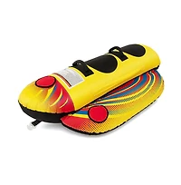 Hikeen 1 or 2 Person Inflatable Towable Tube Banana Boat for Boating