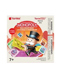 Tonies Tonieplay Monopoly Real Estate Rush Problem-Solving Board Game, Ages 7+