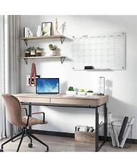 Yobtop Dry Erase Wall Calendar Glass Whiteboard