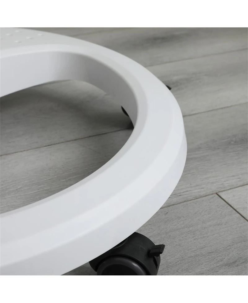 Yobtop Removable Adjustable Height Glass Whiteboard