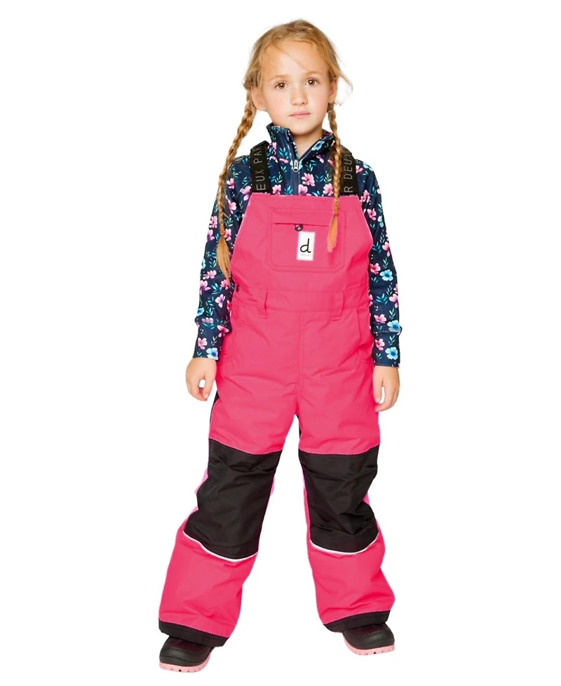 Deux par Toddler Girls 2T -5T Play Overall Snow Bib