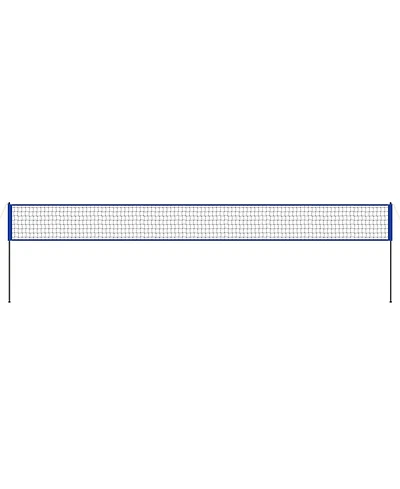 Sugift Portable Volleyball Net System with Adjustable Height Steel Poles Pvc Volleyball Pump Carrying Bag