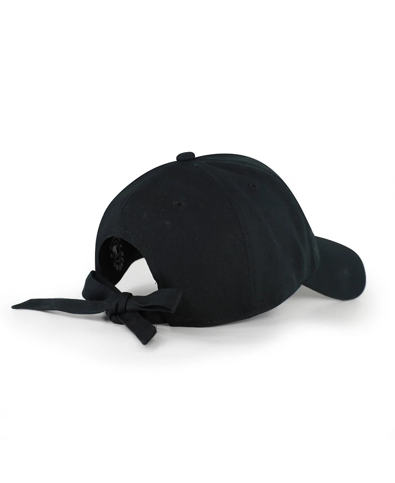 47 Brand Women's Black Las Vegas Raiders Bow Back Clean Up Adjustable Hat