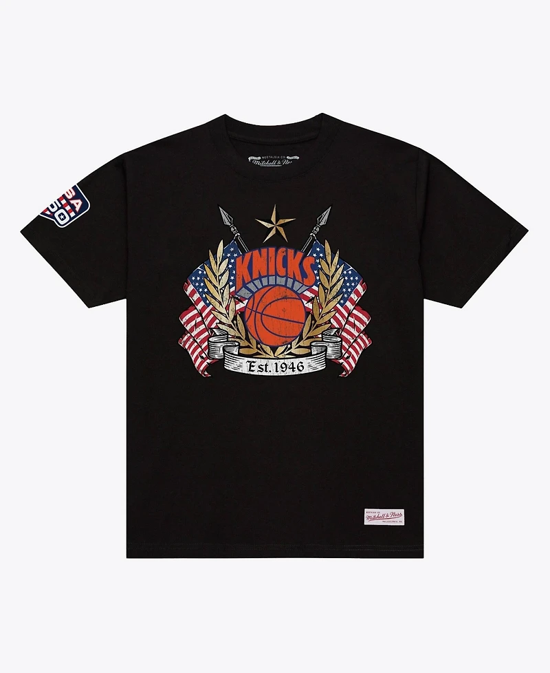 Mitchell & Ness Men's Black New York Knicks Allegiance T-Shirt