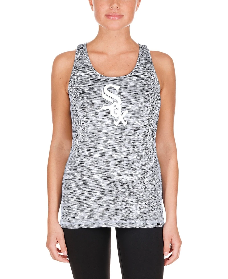 New Era Women's Chicago White Sox Space-Dye Keyhole Back Tank Top
