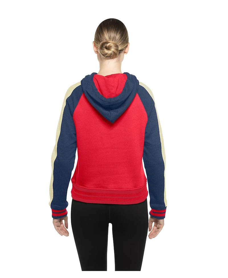 New Era Women's St. Louis Cardinals Cooperstown Collection Cropped Raglan Hoodie