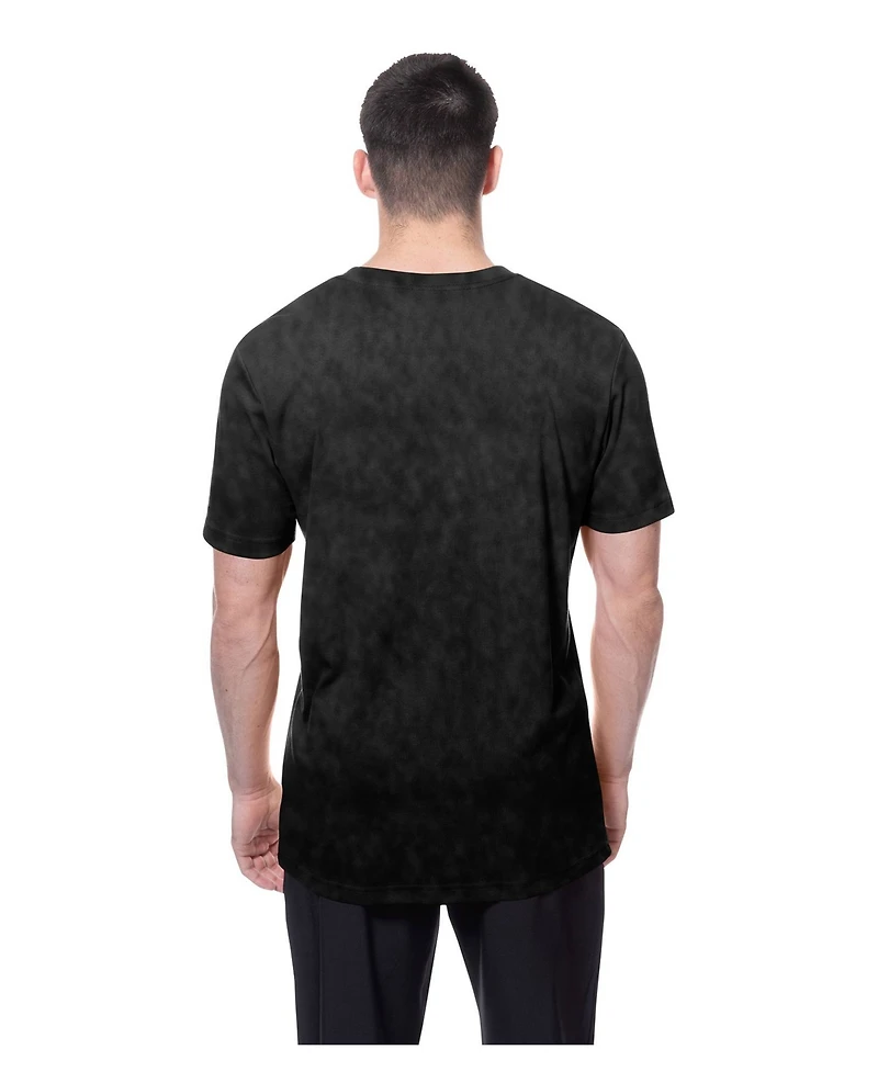 New Era Men's Black York Giants Enzyme Washed Oversized T-Shirt