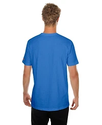 New Era Men's Royal York Mets Oversized Throwback Distressed T-Shirt