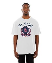 New Era Men's White St. Louis Cardinals Fleur Domestic T-Shirt