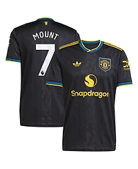 Adidas Men's Mason Mount Black Manchester United 2025/26 Third Replica Player Jersey