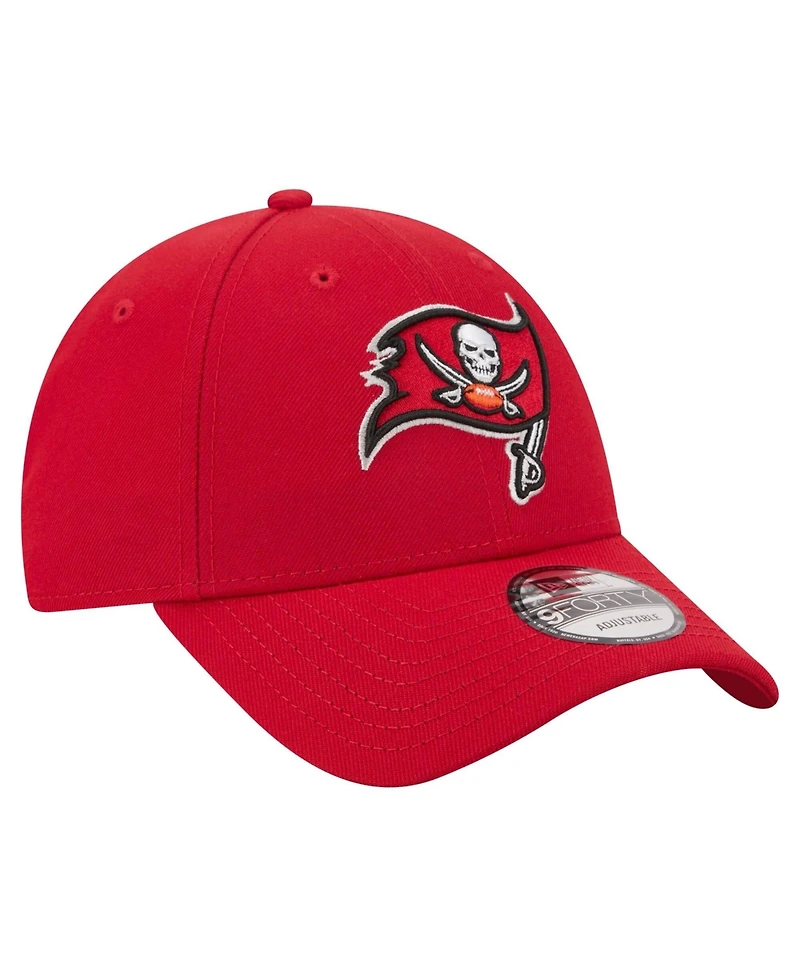 New Era Men's Red Tampa Bay Buccaneers Core Team 9FORTY Adjustable Hat