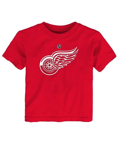 Outerstuff Baby Boys and Girls Red Detroit Wings Primary Logo T-Shirt