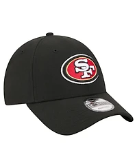New Era Men's Black San Francisco 49ers Core Team 9FORTY Adjustable Hat