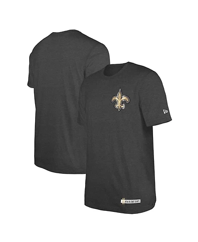 New Era Men's Heather Black Orleans Saints 2024 Nfl Training Camp T-Shirt