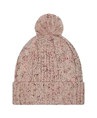 New Era Women's Stone Dallas Cowboys Trendy Tone Cuffed Pom with Knit Hat