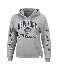 '47 Brand Women's Plus New York Mets Starry Eye Graphic Long-Sleeve Hoodie