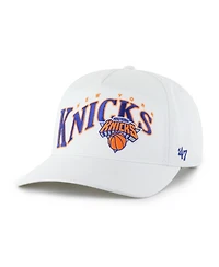 47 Brand Men's White New York Knicks Wave Hitch Adjustable Hat