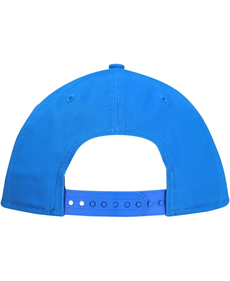 New Era Men's Blue Detroit Lions Main Low Profile 9FIFTY Snapback Hat