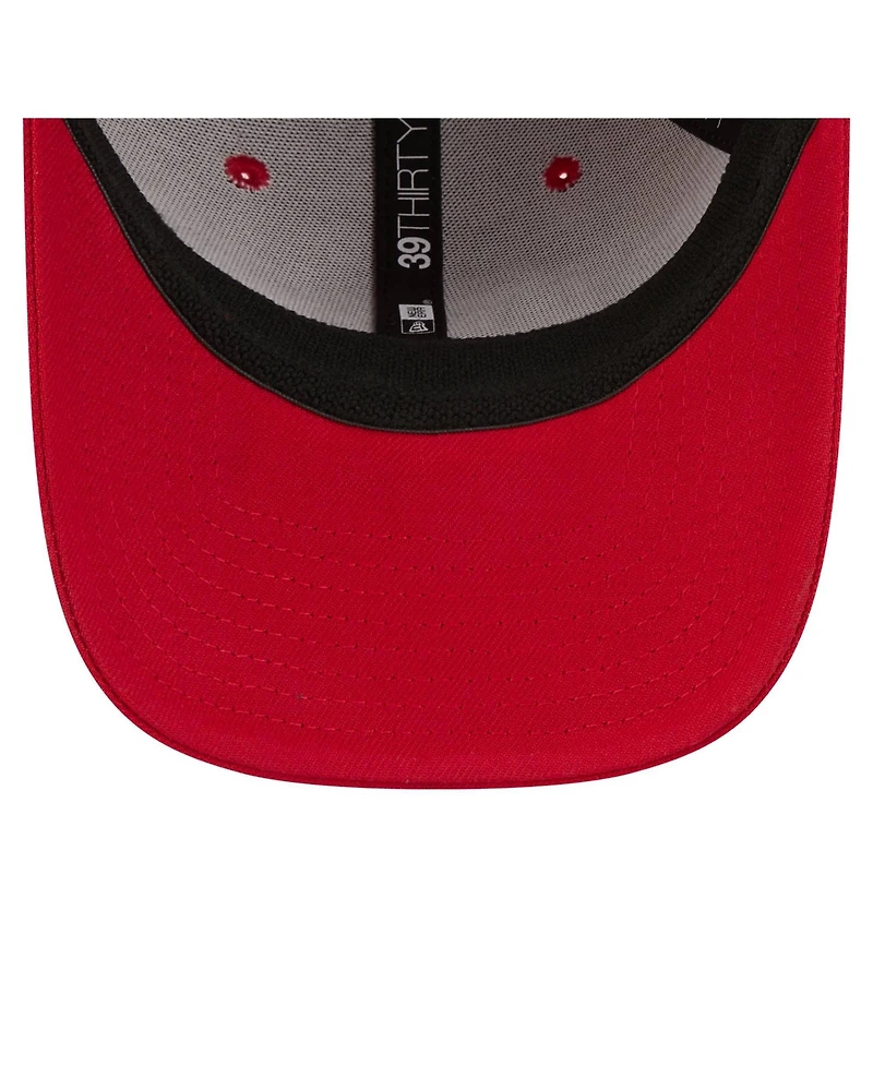 New Era Men's Red Kansas City Chiefs Core Team 39THIRTY Flex Hat