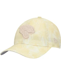 New Era Women's Cream Jacksonville Jaguars Frond 9TWENTY Adjustable Hat
