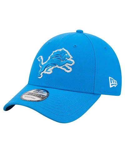 New Era Men's Blue Detroit Lions Core Team 9FORTY Adjustable Hat