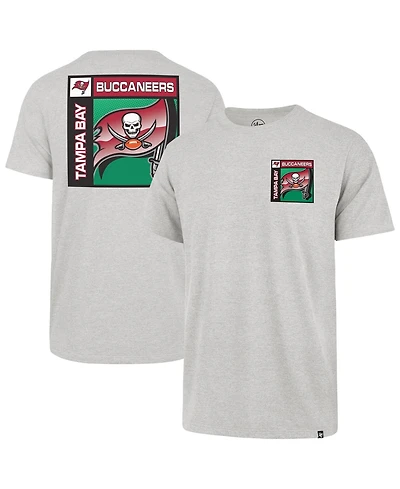 '47 Brand Men's Gray Tampa Bay Buccaneers Chrome Plate Franklin T-Shirt